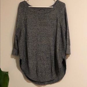 Express 3/4 length sleeve sweater